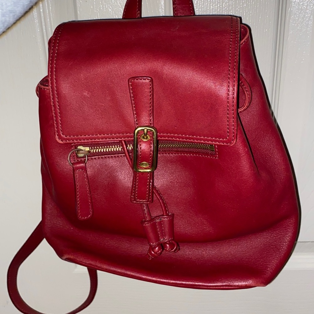 Coach mini backpack